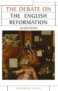 Cover: The Debate on the English Reformation - Manchester University Press