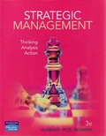 Cover: Strategic Management - Pearson Education Australia