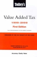 Cover: Tolley's Value Added Tax 1999-2000 - Tolley Publishing