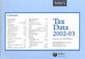 Cover: Tolley's Tax Data 2002-03 - Tolley Publishing