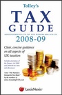 Cover: Tolley's Tax Guide 2008-09 - Butterworths Law