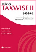Cover: Tolley's Taxwise II 2008-09 - Butterworths Law