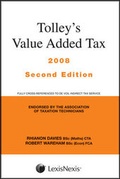 Cover: Tolley's Value Added Tax 2008 - Butterworths Law