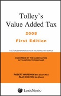 Cover: Tolley's Value Added Tax 2008 - Butterworths Law
