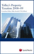 Cover: Tolley's Property Taxation 2008-09 - Tolley Publishing