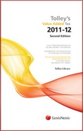 Cover: Tolley's Value Added Tax 2011 - Tolley
