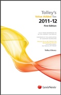 Cover: Tolley's Value Added Tax 2011 - Tolley