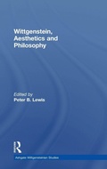 Cover: Wittgenstein, Aesthetics and Philosophy - Routledge