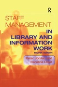 Cover: Staff Management in Library and Information Work - Routledge