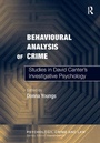 Cover: Behavioural Analysis of Crime - Routledge