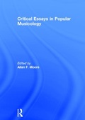 Cover: Critical Essays in Popular Musicology - Routledge