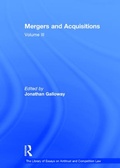 Cover: Mergers and Acquisitions - Routledge