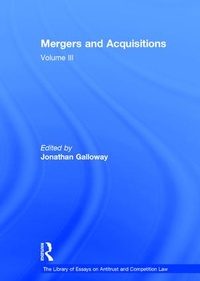 Enlarge image Cover: Mergers and Acquisitions - Routledge