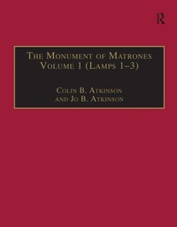 Enlarge image Cover: The Monument of Matrones Volume 1 (Lamps 1-3) - Routledge