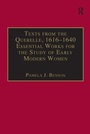 Cover: Texts from the Querelle, 1616-1640 - Routledge