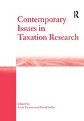 Cover: Contemporary Issues in Taxation Research - Routledge