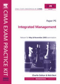 Enlarge image Cover: CIMA Exam Practice Kit: Integrated Management - CIMA Publishing