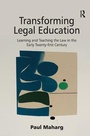 Cover: Transforming Legal Education - Routledge