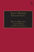 Cover: Early Modern English Lives - Routledge