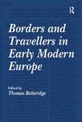 Cover: Borders and Travellers in Early Modern Europe - Routledge