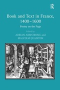 Cover: Book and Text in France, 1400-1600 - Routledge