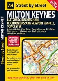 Abbildung von: AA Street by Street Milton Keynes: Midi - Automobile Association