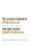 Cover: The Canadian Yearbook of International Law, Vol. 41, 2003 - University of British Columbia Press