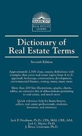 Cover: Dictionary of Real Estate Terms - Barron's Educational Series Inc.,U.S.