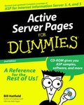 Cover: Active Server Pages for Dummies, 2nd Edition - Hungry Minds Inc,U.S.