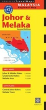 Cover: Johor & Melaka Travel Map Second Edition - Periplus Editions