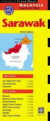 Abbildung von: Sarawak Travel Map Fourth Edition - Periplus Editions