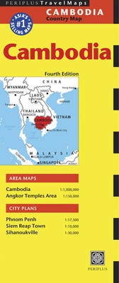 Abbildung von: Cambodia Travel Map Fourth Edition - Periplus Editions