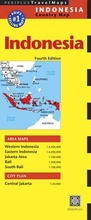 Cover: Indonesia Travel Map Fourth Edition - Periplus Editions