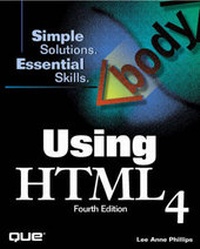 Abbildung von: Using HTML 4.0 - Que