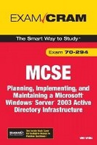 Abbildung von: MCSA/MCSE 70-294 Exam Cram - Pearson It Certification