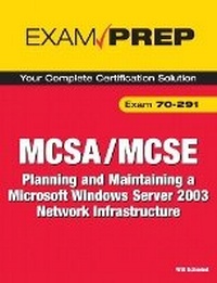 Abbildung von: MCSA/MCSE 70-291 Exam Prep - Pearson It Certification