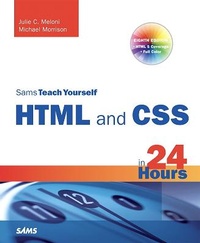 Enlarge image Cover: Sams Teach Yourself HTML5 and CSS3 in 24 Hours - Sams Publishing