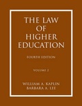 Cover: The Law of Higher Education: v. 2 - Jossey-Bass