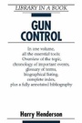 Cover: Gun Control - Facts On File Inc