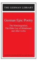 Cover: German Epic Poetry - Continuum International Publishing Group Ltd.