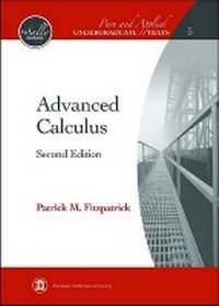 Enlarge image Cover: Advanced Calculus - American Mathematical Society