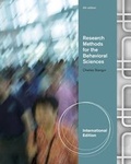 Cover: Research Methods for the Behavioral Sciences - Broadman & Holman Publishers