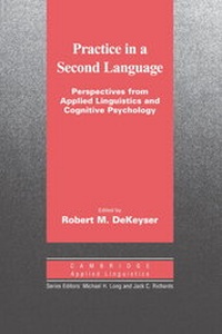 Enlarge image Cover: Practice in a Second Language - Cambridge University Press
