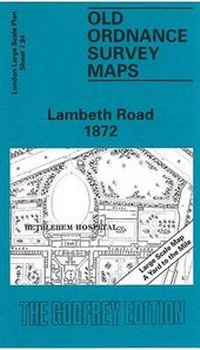 Abbildung von: Lambeth Road 1872 - Alan Godfrey Maps