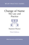 Cover: Change of Name - Wildy, Simmonds and Hill Publishing