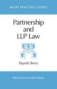 Enlarge image Cover: Partnership and LLP Law - Wildy, Simmonds and Hill Publishing
