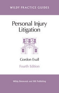Enlarge image Cover: Personal Injury Litigation - Wildy, Simmonds and Hill Publishing