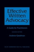 Cover: Effective Written Advocacy - Wildy, Simmonds and Hill Publishing