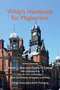 Cover: Wildy's Handbook for Magistrates - Wildy, Simmonds and Hill Publishing