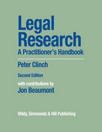 Enlarge image Cover: Legal Research - Wildy, Simmonds and Hill Publishing